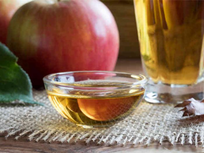 apple cider vinegar in beauty treatments