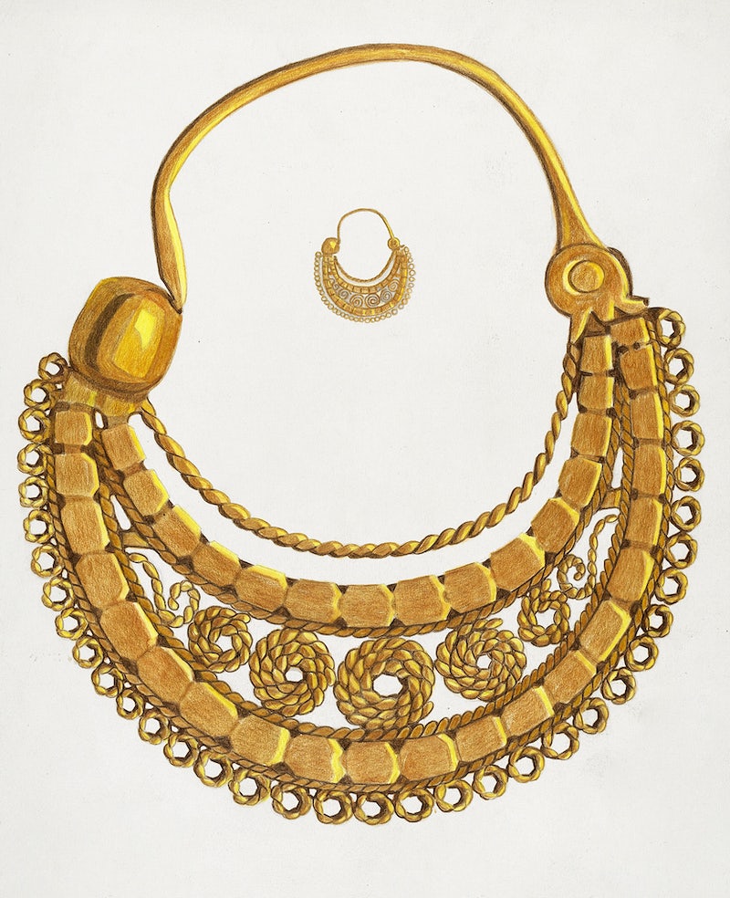 singapore design necklace gold