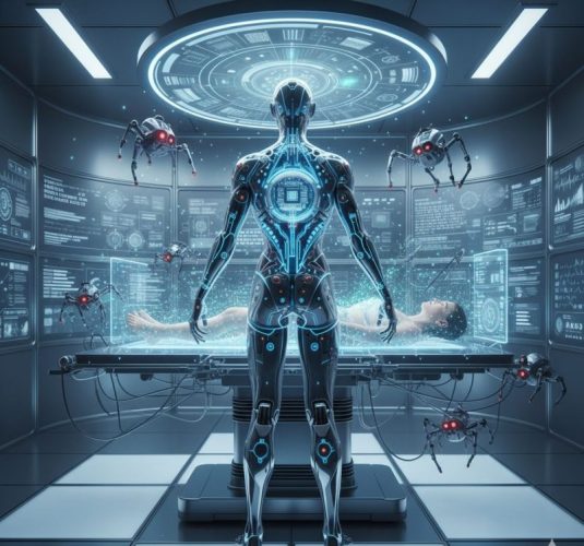 Futuristic ai and health image fantasy
