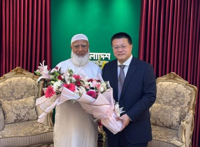 জামায়াত আমীরের সঙ্গে চীনা রাষ্ট্রদূত ইয়াও ওয়েন