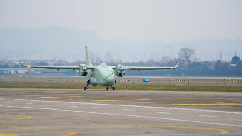 China's hybrid unmanned cargo aircraft completes first flight -Xinhua