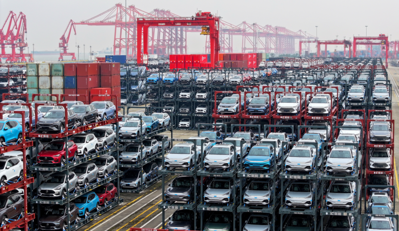 China auto exports surge 14.3% to 112.7 billion USD in first ten months of  2025, setting new record