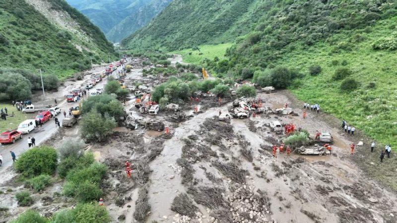 China sends work team to guide relief efforts following flash flood in Gansu