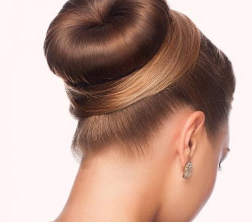 How to make donut hair bun (with photo)