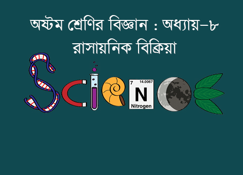 অষ্টম শ্রেণির বিজ্ঞান প্রশ্নোত্তর অষ্টম অধ্যায় রাসায়নিক বিক্রিয়া