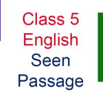 Class 5 English Seen Passage