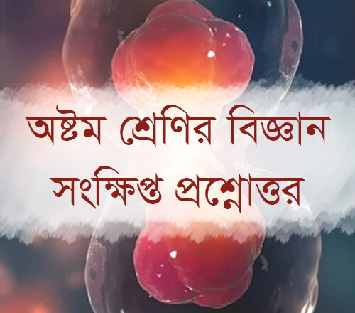 অষ্টম শ্রেণির বিজ্ঞান  : প্রথম তিন অধ্যায়ের সংক্ষিপ্ত প্রশ্নোত্তর