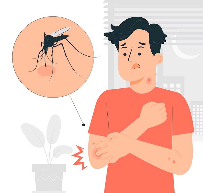 Dengue mosquito cartoon