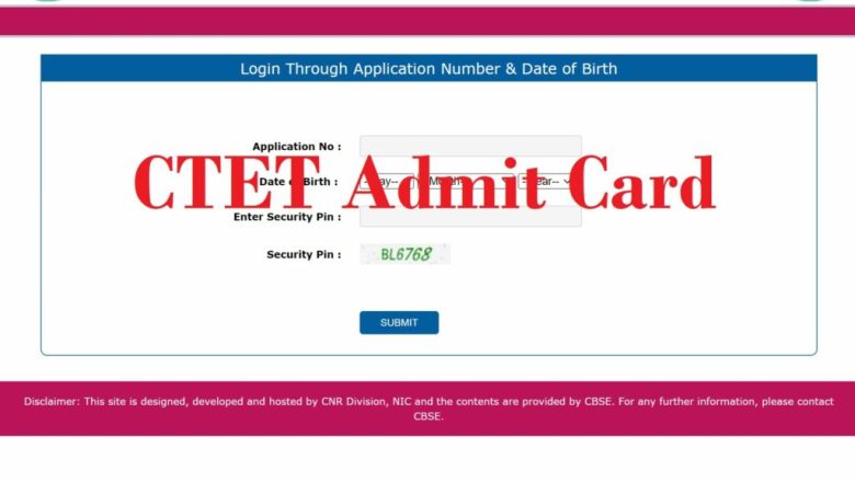 CTET Admit Card 2023 : CBSE CTET hall tickets released at…