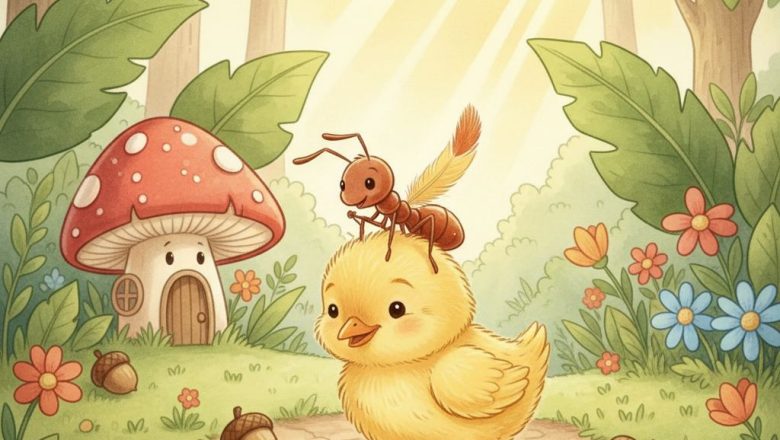 পিঁপড়া ও মুরগির বন্ধুত্ব