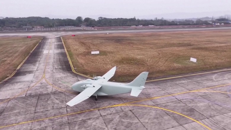 প্রথমবারের মতো উড়ল চীনের হাইব্রিড মানববিহীন কার্গো বিমান