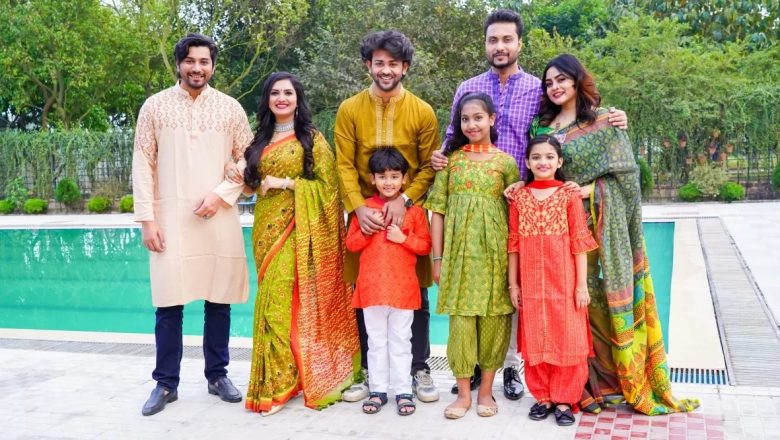 বৈশাখের রঙিন সাজে নতুন তাঁতের পোশাক