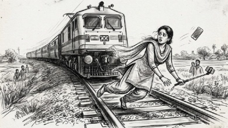 ঝাড়খণ্ডে রেললাইনে রিল ভিডিও বানাতে গিয়ে দুই হাত হারালেন তরুণী