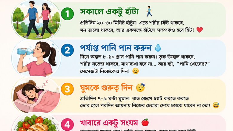 স্বাস্থ্যকর ৫ অভ্যাস, যা প্রেমের মতোই জীবন বদলে দিতে পারে