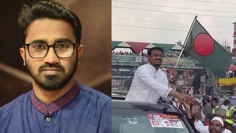 আওয়ামী লীগ নেতার গাড়িতে চড়ে লংমার্চে পাটওয়ারী, অভিযোগ রাশেদ খাঁনের